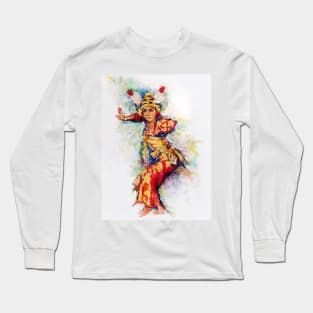 Bali dancer Long Sleeve T-Shirt